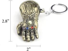 img 1 attached to 🔑 VNFLY Infinity Gauntlet Keychain Bottle Opener - Thanos Glove Beer Opener (Bronze)
