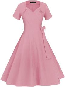 img 4 attached to GownTown Womens 1950S Retro Vintage Women's Clothing for Dresses