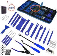 🔧 seametal 63pcs car removal tool set: premium auto door panel removal for plastic fastener clip - heavy duty (43pcs) logo