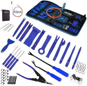 img 4 attached to 🔧 Seametal 63pcs Car Removal Tool Set: Premium Auto Door Panel Removal for Plastic Fastener Clip - Heavy Duty (43PCS)