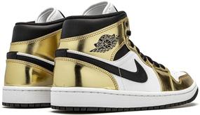 img 2 attached to Jordan Metallic Gold Black White Dc1419 Men's Shoes