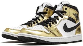 img 3 attached to Jordan Metallic Gold Black White Dc1419 Men's Shoes