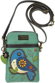 img 3 attached to 🐦 Chala Blue Bird Cellphone Crossbody Handbag - Stylish & Versatile Convertible Strap for Effortless Mobility