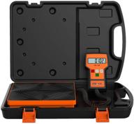 🌡️ elitech lmc-100f high precision refrigerant charging weight scale for hvac with case - 110 lb capacity logo