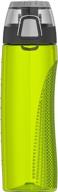 💧 thermos tritan hydration bottle - 24oz with meter, lime green (hp4104lg6) logo