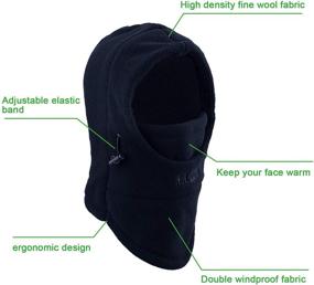 img 1 attached to 🧣 AMYIPO Children's Balaclava: Ultimate Cold Weather Boys' Accessory for Windproof Protection