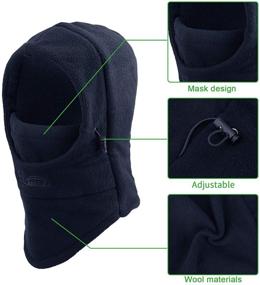 img 2 attached to 🧣 AMYIPO Children's Balaclava: Ultimate Cold Weather Boys' Accessory for Windproof Protection