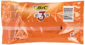 img 1 attached to Bic 3-Inch Sensitive Skin Disposable Shaver for Men - Pack of 8