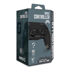 img 3 attached to Versatile Armor3 Wired Game Controller: PS4, PC, and Mac Compatible