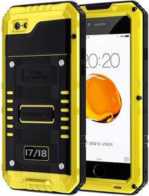 img 4 attached to Waterproof iPhone SE 2020 📱 Case with Full Body Protection - Yellow