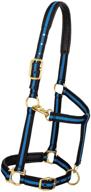 🐴 weaver leather adjustable nylon horse halter with padded comfort logo