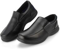 hawkwell boys' school uniform dress shoes: comfort, style, and durability combined logo