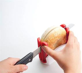 img 1 attached to 🔪 Convenient and Precise: MSC International Joie Bagel Slicer - A Must-Have Tool for Easy Slicing | Set of 1 Piece