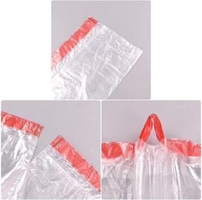 img 3 attached to Convenient Clear Drawstring Trash Bags - Morcte, 8 Gallon, 108 Count