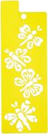 🦋 delta creative butterfly stencil, 3 by 8.5-inch, 979540308 stencil mania logo