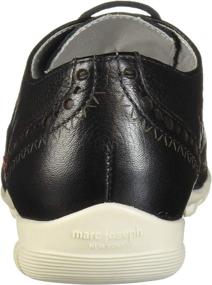 img 2 attached to MARC JOSEPH NYC Lace Up Golf Shoe: Stylish Leather-Made Footwear for Women, Crafted in Brazil