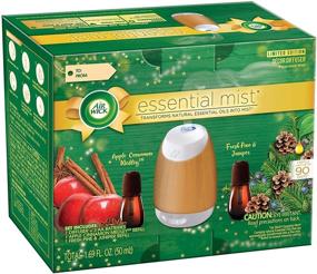 img 4 attached to 🍎 Air Wick Essential Mist Fall Starter Kit with Apple Cinnamon & Woodland Pine Fragrance - Includes 1 Diffuser and 2 Refills (3 Count)