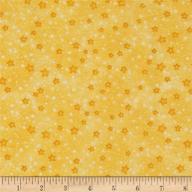 🌟 yellow flannel stars fabric, sold by the yard logo