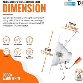 img 2 attached to 💡 Dimmable Waterproof Recessed Downlight with Enhanced Lighting