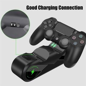 img 3 attached to PS4 Controller Charging Station with LED Indicators and USB Cable - atolla PS4 Charger for DualShock 4, PlayStation 4 / Slim / Pro Controller