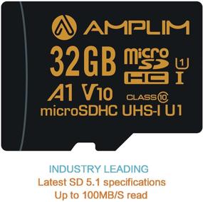 img 3 attached to 32 ГБ Micro SD-карта Amplim с адаптером - Память MicroSD Plus - Скорость UHS-I TF Extreme High - Совместима с Nintendo Switch, GoPro Hero, Surface, Raspberry Pi, Galaxy Phone, Camera, Tablet, PC.