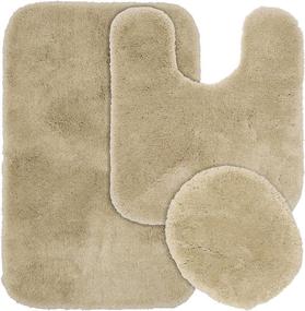 img 4 attached to Garland Rug 3 Piece Washable Bathroom Home Decor