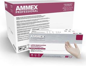 img 4 attached to 🧤 AMMEX White Latex Exam Gloves: 4 Mil, Powder Free, Textured, Disposable - Premium Quality