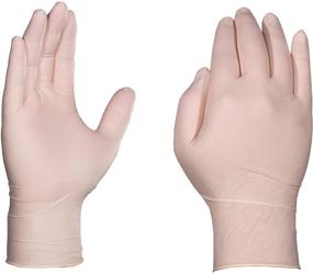 img 2 attached to 🧤 AMMEX White Latex Exam Gloves: 4 Mil, Powder Free, Textured, Disposable - Premium Quality