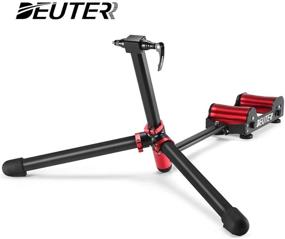 img 3 attached to 🚲 DEUTER Bike Trainer Stand - Adjustable Resistance Magnetic Rollers for Indoor Exercise/Fitness/Workout - Foldable Aluminum Alloy with Tote Bag