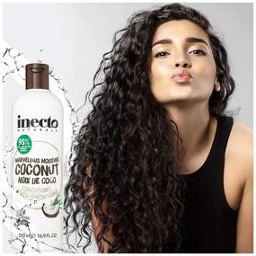 img 1 attached to All Natural Coconut Shampoo and Conditioner Set - Soothing Itchy Scalp 🥥 Treatment for Women, Restorative and Moisturizing Vegan Hair Care for All Hair Types