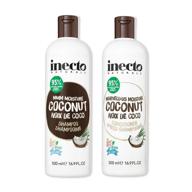 all natural coconut shampoo and conditioner set - soothing itchy scalp 🥥 treatment for women, restorative and moisturizing vegan hair care for all hair types logo