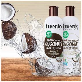 img 2 attached to All Natural Coconut Shampoo and Conditioner Set - Soothing Itchy Scalp 🥥 Treatment for Women, Restorative and Moisturizing Vegan Hair Care for All Hair Types