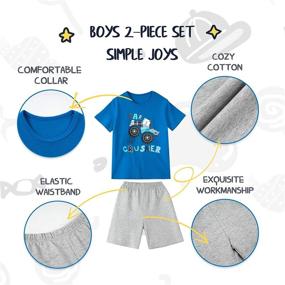 img 3 attached to SUNFEID Toddler Shorts: Stylish Cotton Clothing Set for Boys