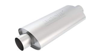 img 1 attached to Borla XR-1 40944 Sportsman Racing Oval Muffler, 3-inch, Stainless Steel