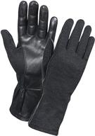 rothco flight gloves olive black логотип