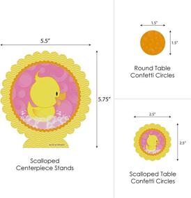 img 1 attached to Радость от больших точек. Розовые уточки. Товары для мероприятий и вечеринок для детских праздников