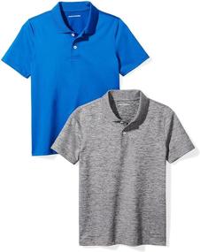 img 4 attached to 👕 Boys' Royal Performance Tops, Tees & Shirts - Amazon Essentials 2 Pack