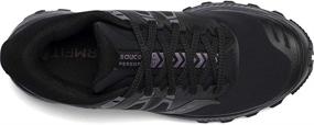 img 2 attached to Saucony Women's Peregrine Running Shoes in Lavender: Ultimate Athletic Footwear for Women