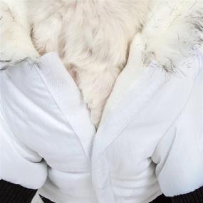 img 2 attached to 🐶 Aspen Winter White Fashion Dog Parka Coat