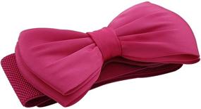 img 3 attached to 🎀 Dorchid Women's Stretchy Bowknot XL 3XL: Stylish and Comfy Accessories for Women