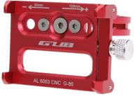 🚲 gub mountian bike phone mount - universal aluminum alloy holder for bike/motorbike - red logo