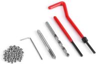 🔧 thread repair kit, m5/m6/m8 thread repair insert kit for auto repairing - 30 pcs, hand tool set included (m6) logo