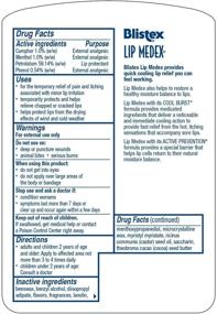 img 1 attached to Blistex Medex External Analgesic Protectant Personal Care for Lip Care