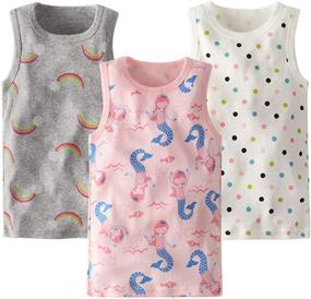 img 1 attached to AMMENGBEI Toddler Sleeveless Undershirts Dinosaur Boys' Clothing in Tops, Tees & Shirts