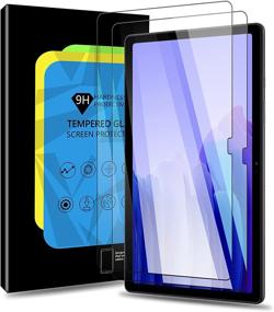 img 4 attached to 📱 Cnarery 10.4 inch Samsung Galaxy Tab A7 Screen Protector [2 Pack] - Tempered Glass, S Pen Compatible, Anti-Scratch, High Definition, Bubble Free