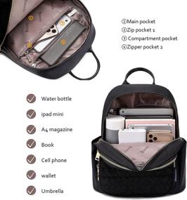 img 1 attached to Myhozee Backpack Waterproof Rucksack Lightweight Women's Handbags & Wallets for Fashion Backpacks