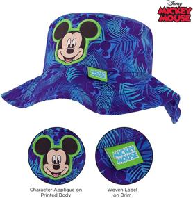 img 1 attached to 🎩 Disney Bucket Mouse Toddler Baseball Baby Sunhat: Essential Boys' Accessories for Sun Protection