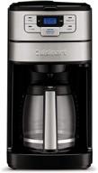 ☕ cuisinart dgb-400 automatic grind and brew 12-cup coffeemaker in black/silver logo