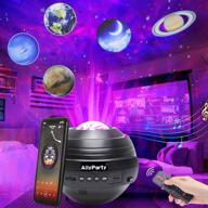 🌌 ailyparty galaxy projector star projector: ocean wave night light with remote & bluetooth speaker - perfect bedroom/baby/kids ceiling starlight projector! логотип