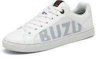 👟 buzu fashion men's lightweight breathable sneakers - trendy fashion sneakers for men logo